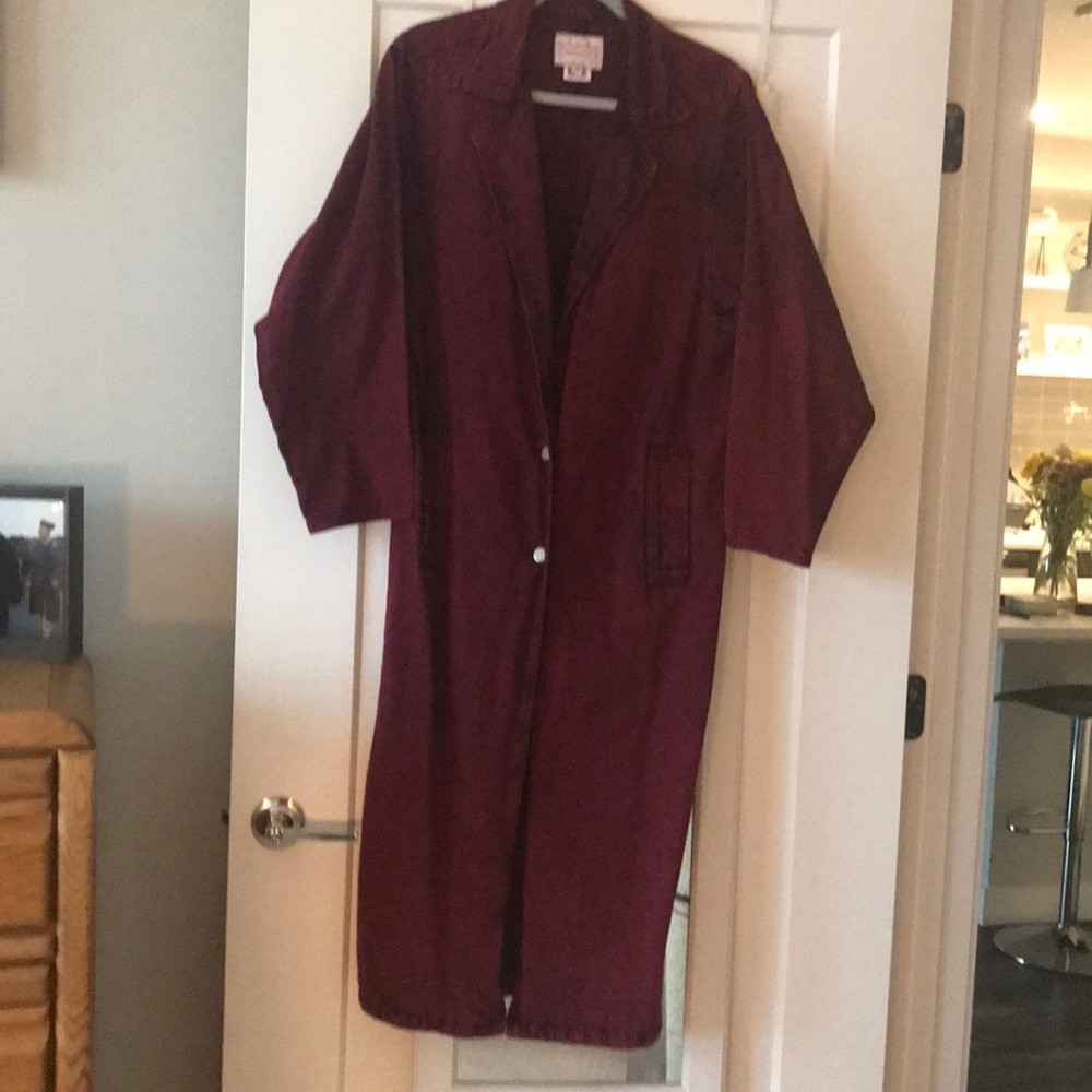 Sundance vintage denim duster coat